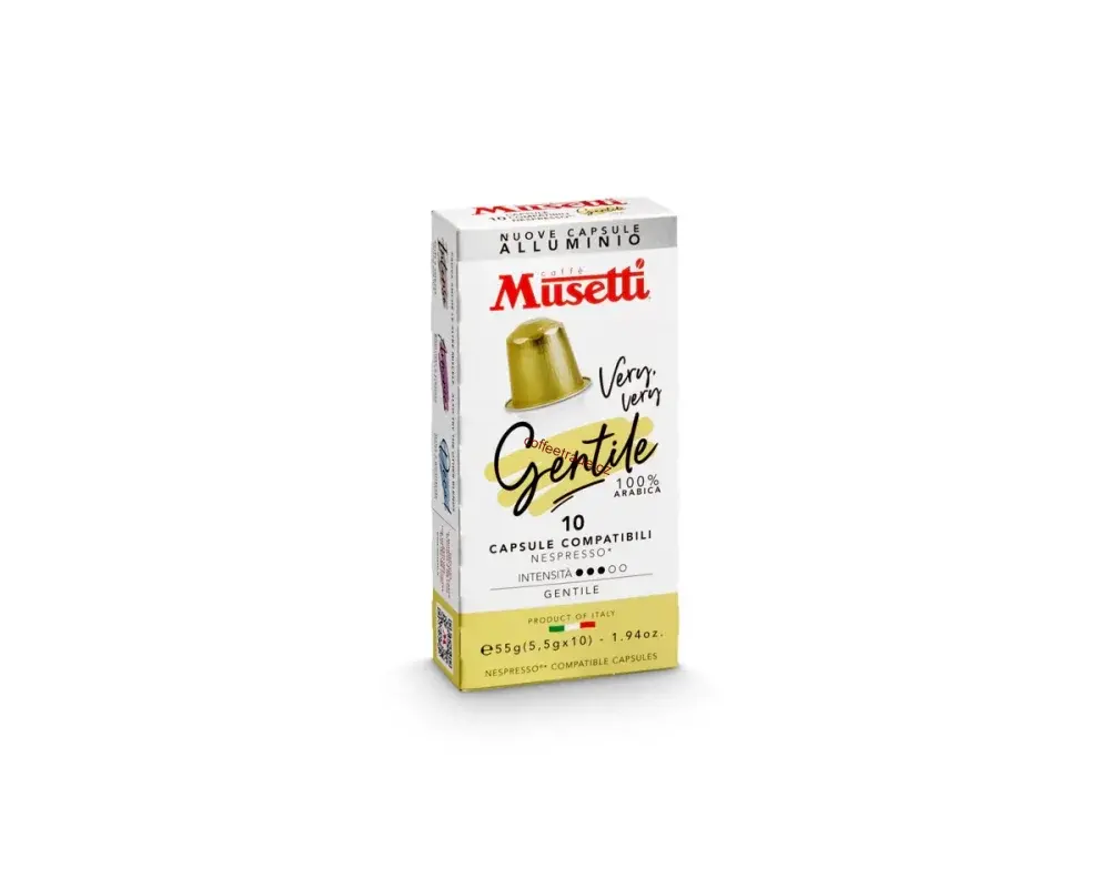 Caffe Musetti - Gentile kapsle "Nespresso" 10ks
